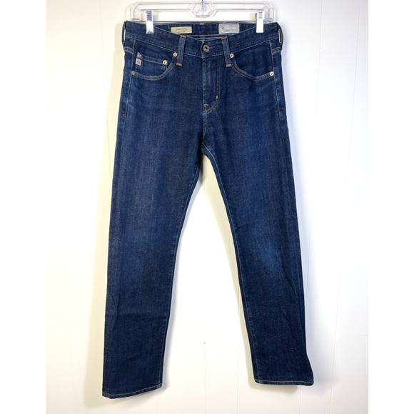AG Adriano Goldschmied The Matchbox Slim Straight Jeans Size 30x30 Dark Wash